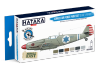 Hataka HTK-BS34 Israeli Air Force Paint Set (Early Period) (6x17ml)